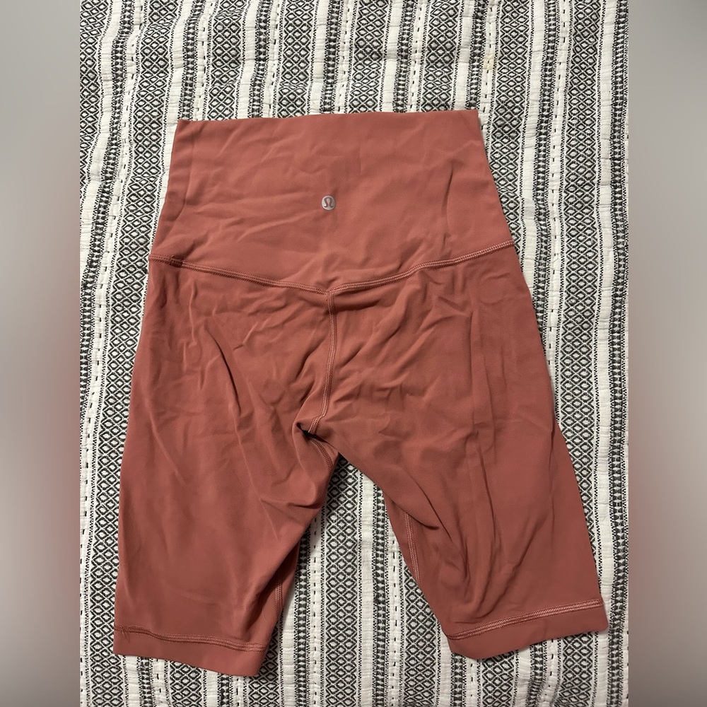 Lululemon yoga align high rise biker shorts